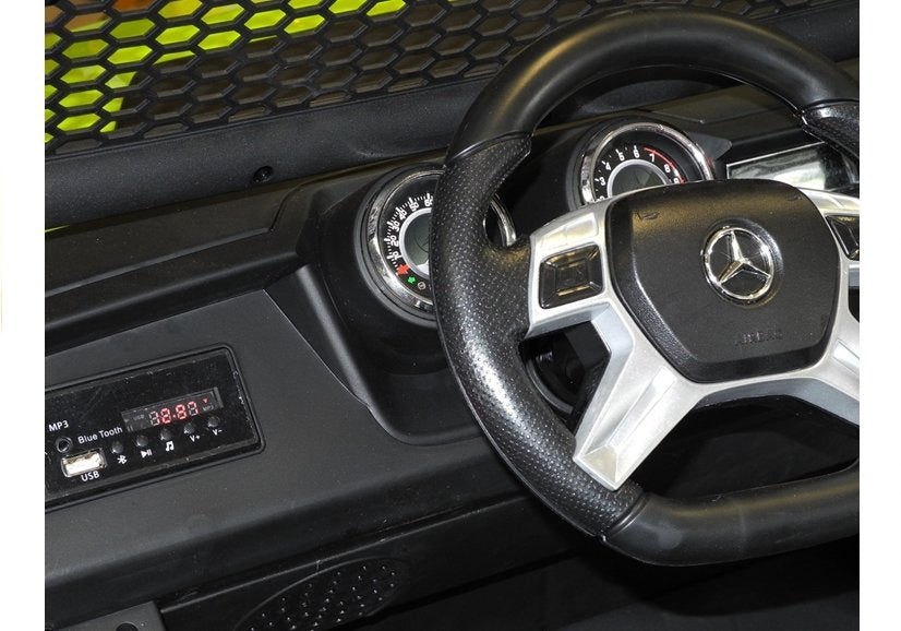 Elektrické autíčko Mercedes Unimog – zelené, 12V – Mercedes