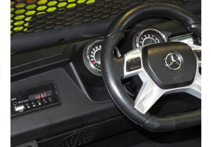 Elektrické autíčko Mercedes Unimog – zelené, 12V – Mercedes