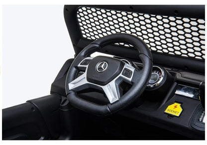 Elektrické autíčko Mercedes Unimog – zelené, 12V – Mercedes