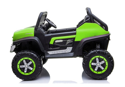 Elektrické autíčko Mercedes Unimog – zelené, 12V – Mercedes