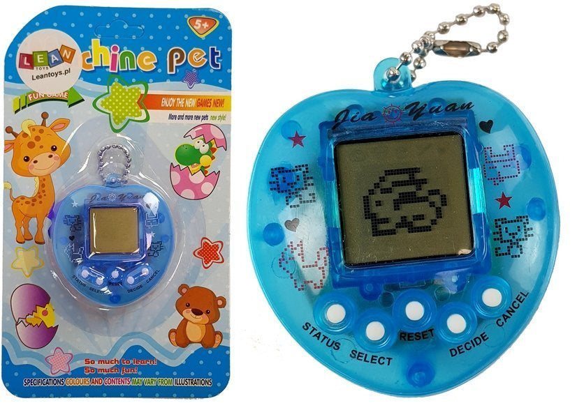 Electronic Animal Tamagotchi with Bow Blue