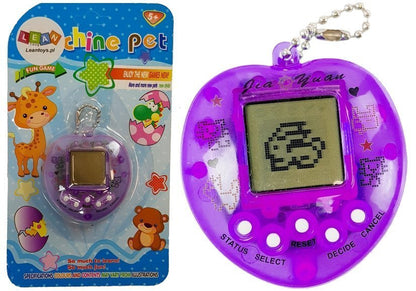 Electronic Animal Tamagotchi with Bow Purple