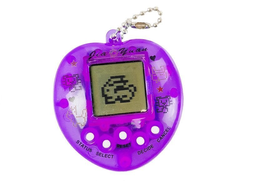 Electronic Animal Tamagotchi with Bow Purple