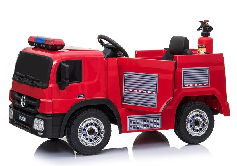 Firefighter Truck Electric Ride On Car - Red