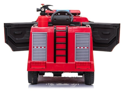 Firefighter Truck Electric Ride On Car - Red