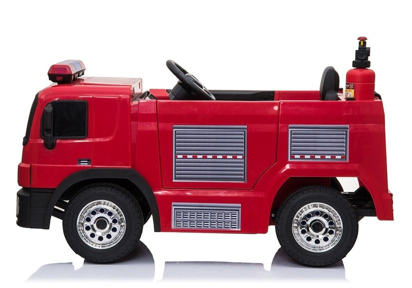 Firefighter Truck Electric Ride On Car - Red