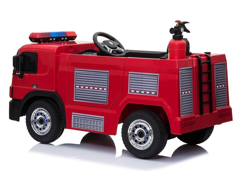 Firefighter Truck Electric Ride On Car - Red