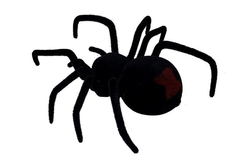 Big Hairy Spider Black Widow Remote Controlled