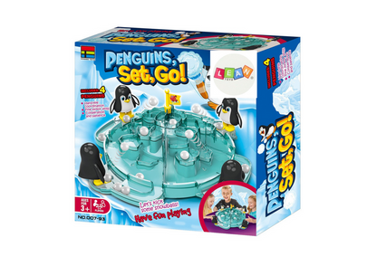 Penguin Football Kick the Ball Iceberg