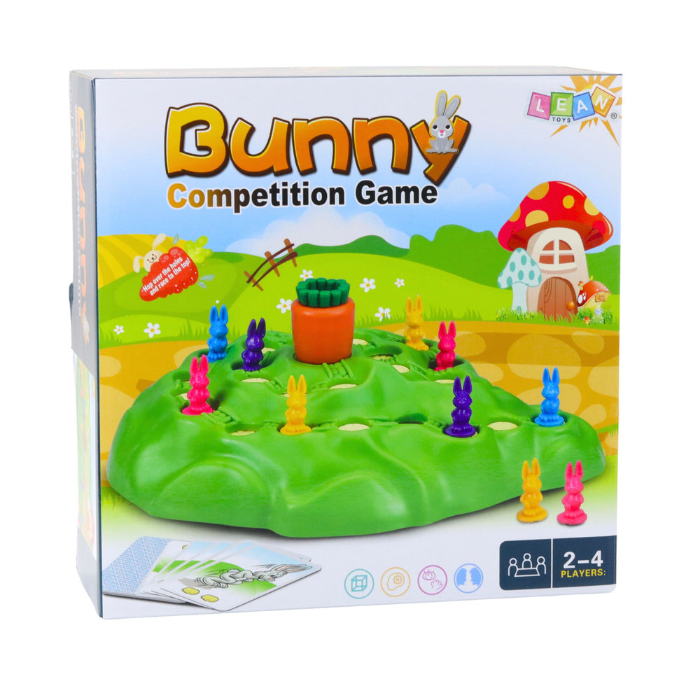 Family Game Rabbits Funny Bunny Carrot Race Cards