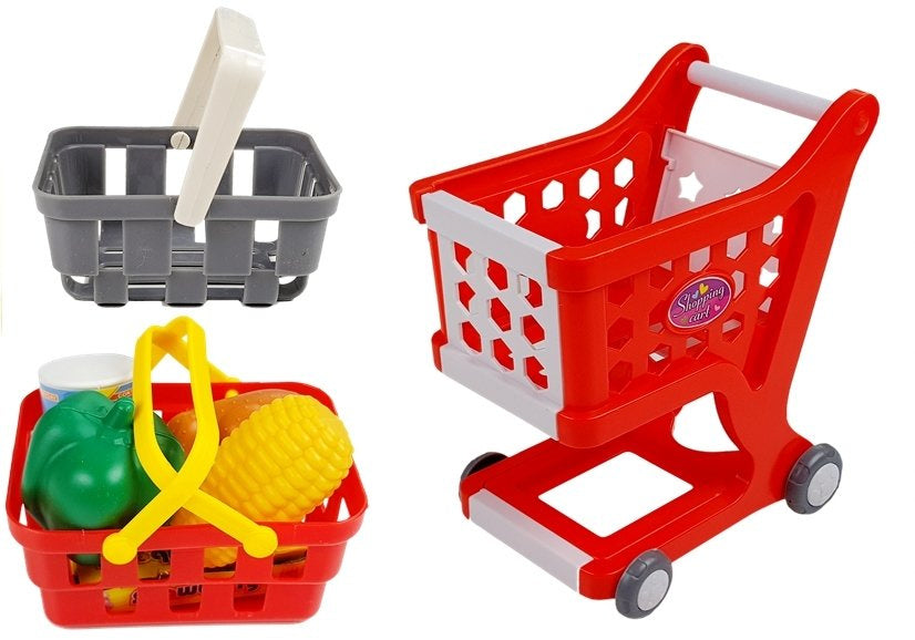 Kasa Fiskalna z  Wózkiem Koszykami Akcesoriami