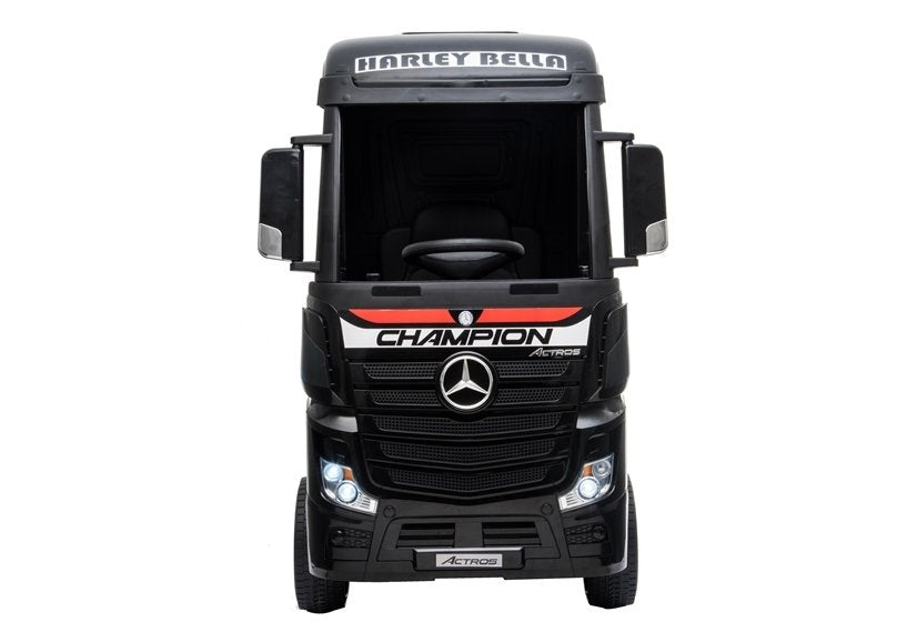 Electric Ride-On Car Mercedes Actros Black