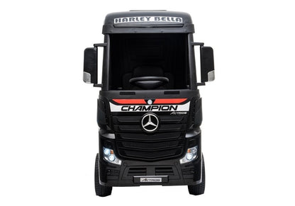Electric Ride-On Car Mercedes Actros Black