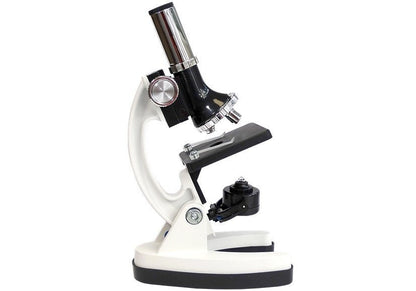 Children's Microscope in a Carrying Case Educational Scientist 28 Elements 300x 600x 1200x