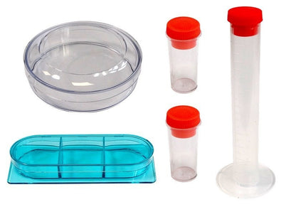 Children's Microscope in a Carrying Case Educational Scientist 28 Elements 300x 600x 1200x