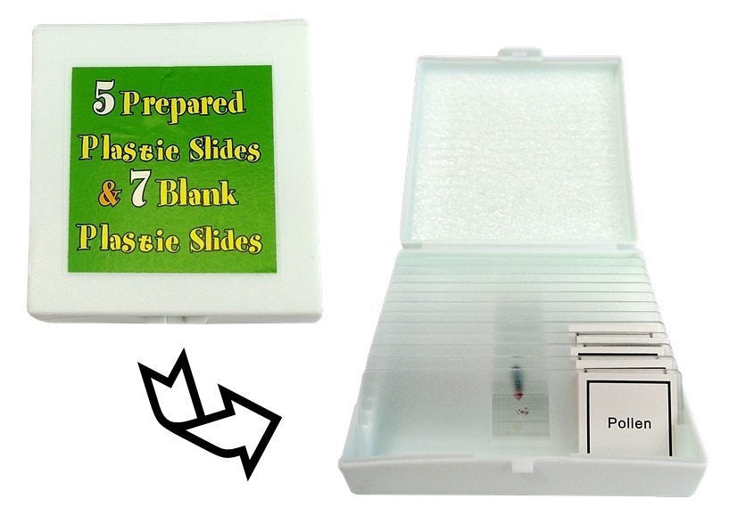 Children's Microscope in a Carrying Case Educational Scientist 28 Elements 300x 600x 1200x