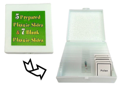 Children's Microscope in a Carrying Case Educational Scientist 28 Elements 300x 600x 1200x