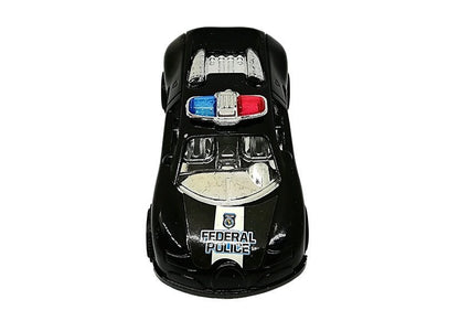 Zestaw Autek Samochodzików Policja z Naciągiem 6 szt