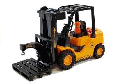 Forklift Moving Forks Sounds Lights Orange