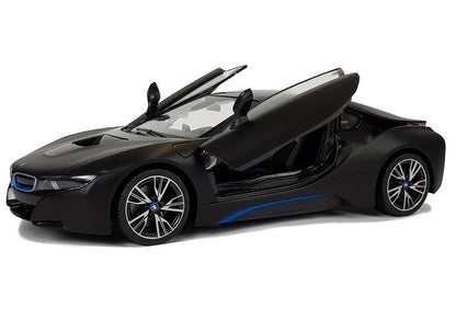 Car R/C BMW i8 Rastar 1:14 Black Automatic Doors