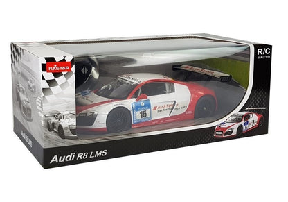 Car R/C Audi R8 LMS Rastar 1:14 White-Red