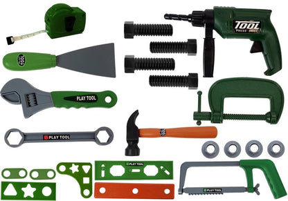 DIY Tool Kit in a Suitcase Green