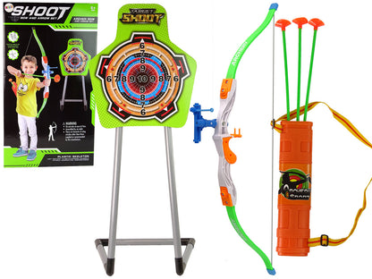 Shooting Set Bow Shield Quiver Arrows