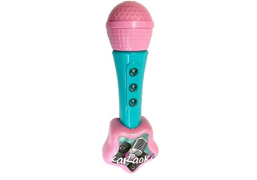 Guitar With Microphone Karaoke Set Lights Sounds