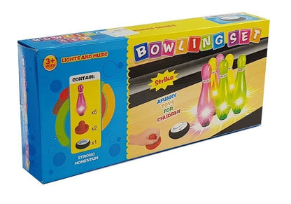 Bowling set with lights