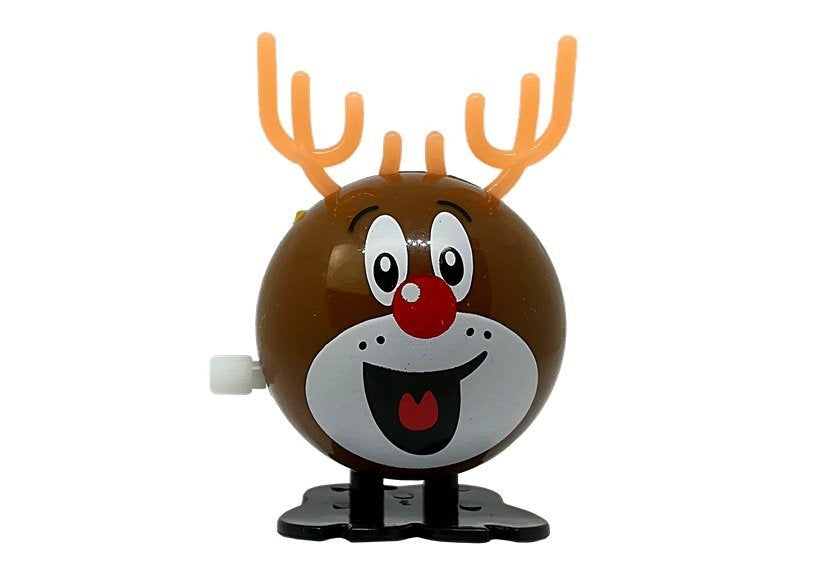 Zestaw Nakręcanych Zabawek Świątecznych 12sztuk Pingwin Renifer Bałwan Mikołaj