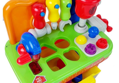 Workshop For Babies Sorter Tool Set with Sound and Light