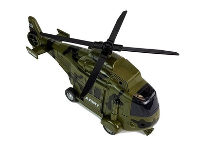 Military Rescue Helicopter 1:16 Hook Sound Light