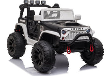 JC666 Police Black - Electric Ride On Car