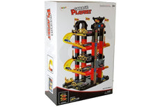 Garage 5-level parking Battery-powered lift 10 cars Lights