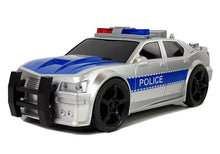 Police Car 1:20 drivetrain friction drive sound Light effects Silver