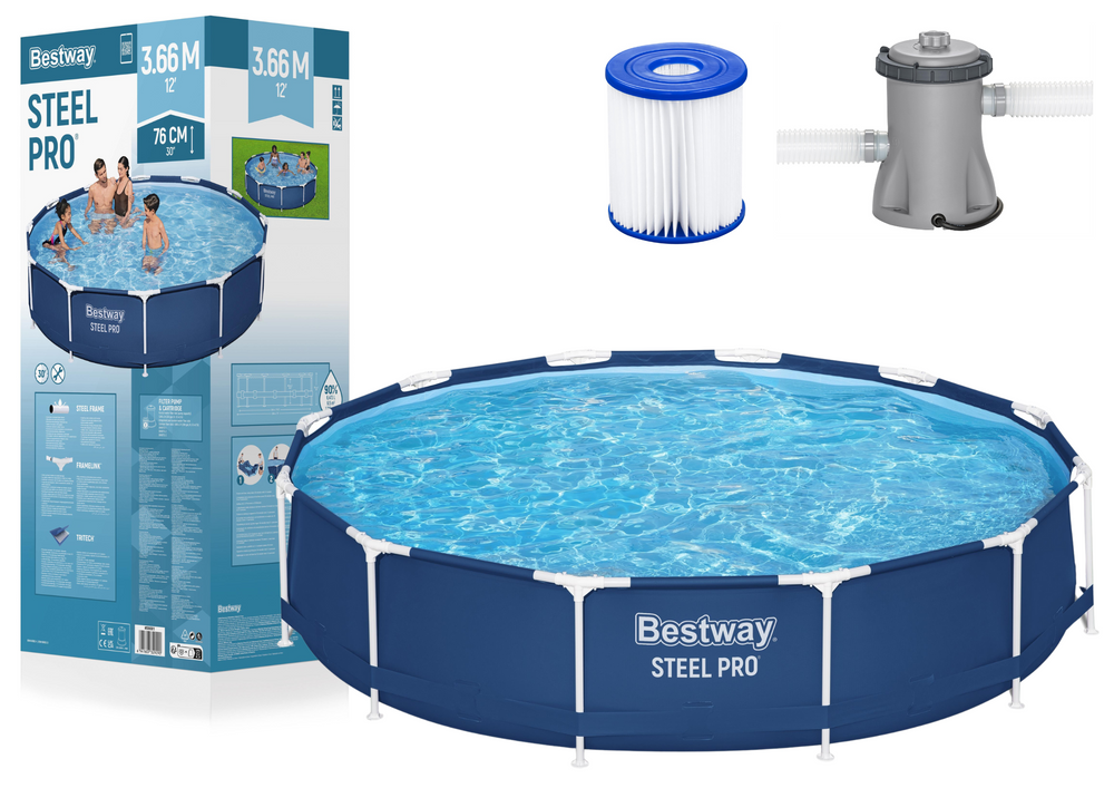 Rack garden pool 366 x 76 cm set Bestway 56681
