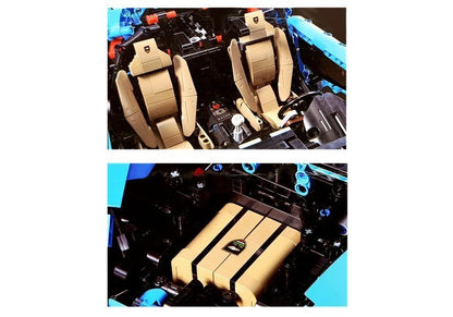 Construction Blocks Auto Cada 770-4 Master Race Car 3842 Elements