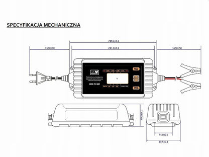 Inteligentna Ładowarka akumulatorowa 12V / 24V MW-SC4B
