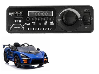 Music panel for the McLaren Senna Vehicle