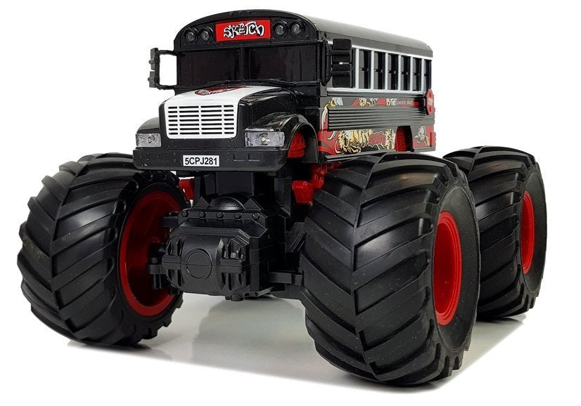 Huge Wheel Remote Controlled Bus 2.4G Sound Black