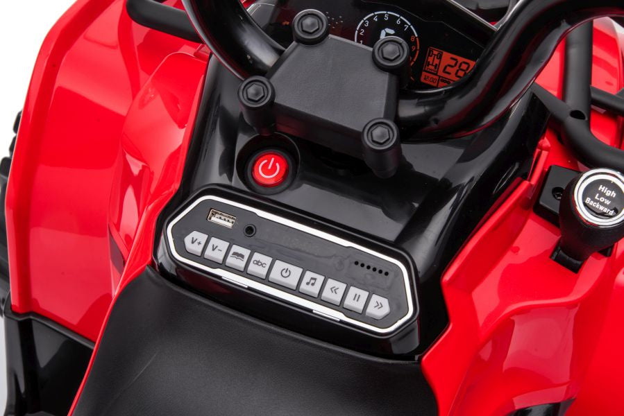 Pojazd JS009 czerwony