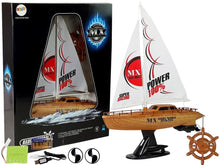 Remote Controlled Sailboat 50 cm Pilot Rudder 27 Mhz