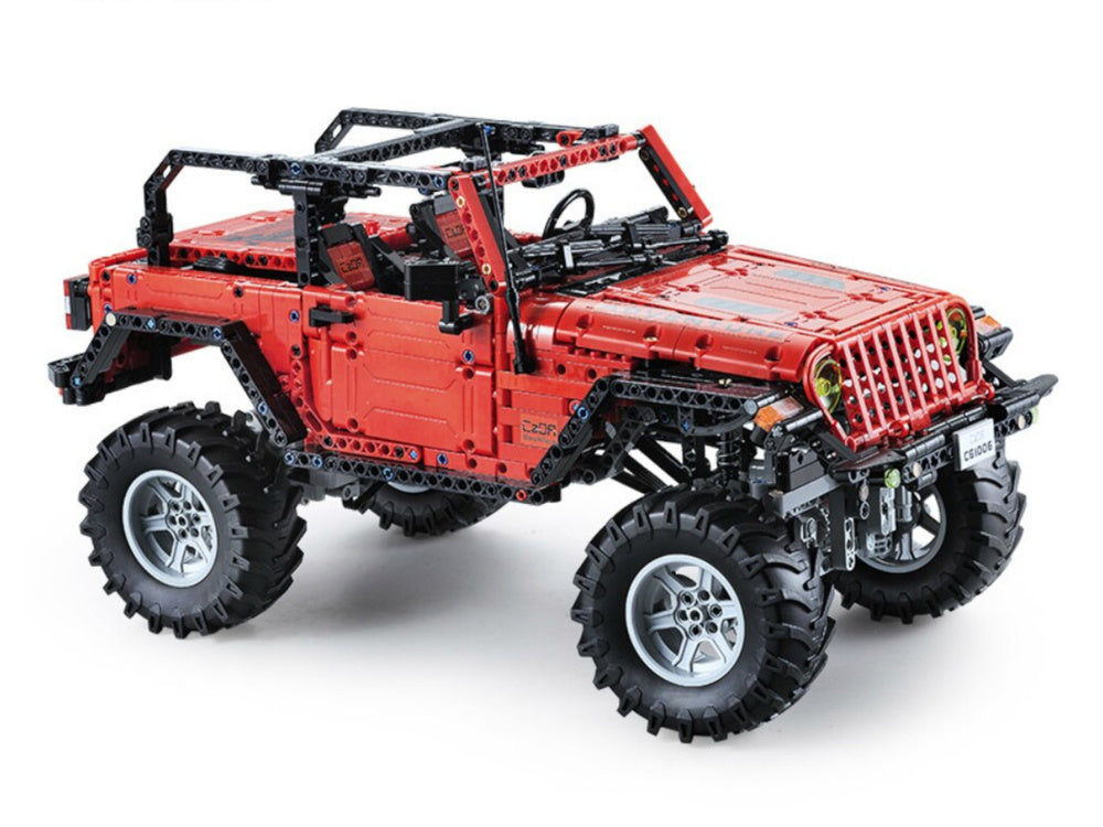 Construction Blocks Auto Off-Road Remote Controlled Red 1941 Elements
