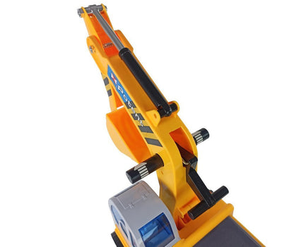 Big Excavator Construction Rider Helmet Yellow