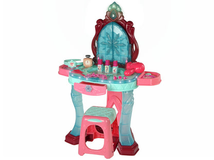 Beauty Set Toilet with Mirror Light Sound Jewellery