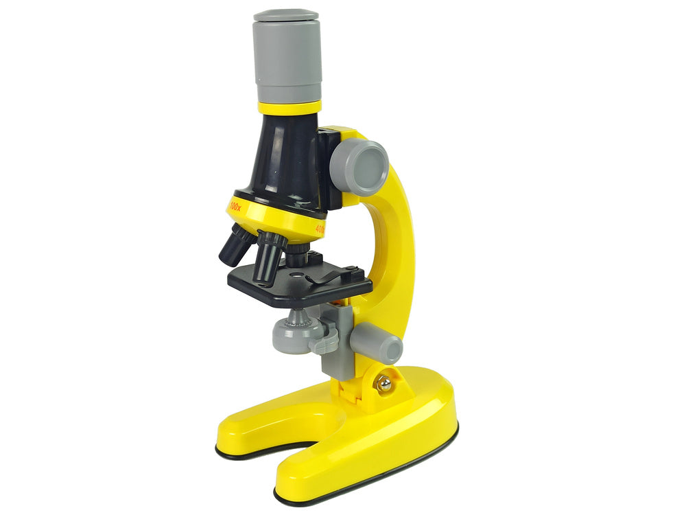 Microscope For The Scientist Educational Set Yellow 100x 400x 1200x