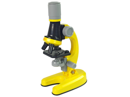 Microscope For The Scientist Educational Set Yellow 100x 400x 1200x