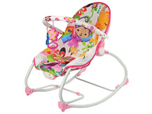 Rocking Chair 2in1 Pink Flower Sounds Vibration