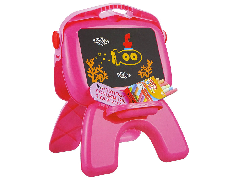 Double-sided Board Chalk Pens Stand Projector Pictures Pink