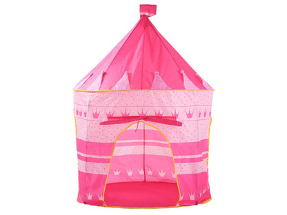 Tent  Princess Palace For Kids Garden Crown Pink